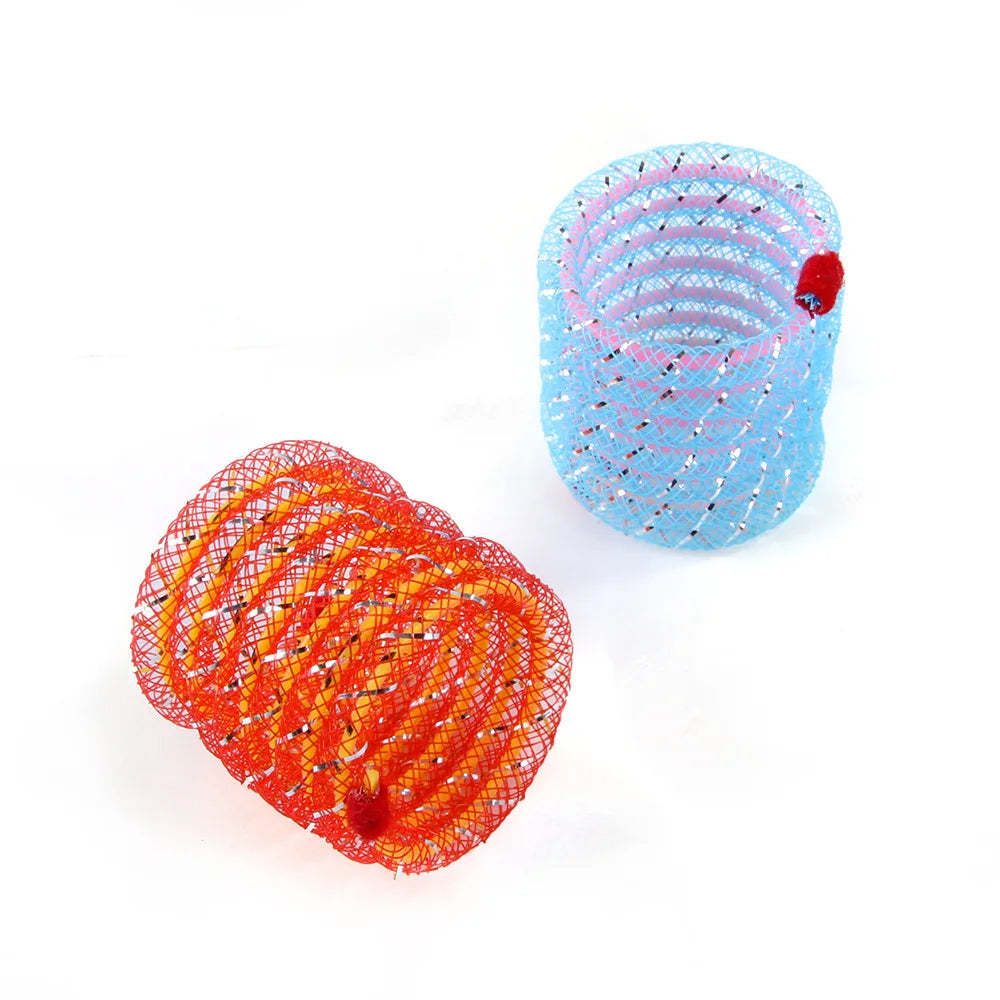 Coil Spring Cat Toy – Bouncy Kitten Play Springs