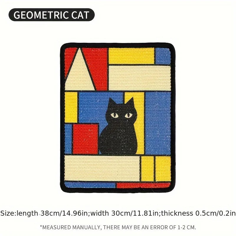 Wall-Mounted Cat Scratching Mat – Space-Saving Design