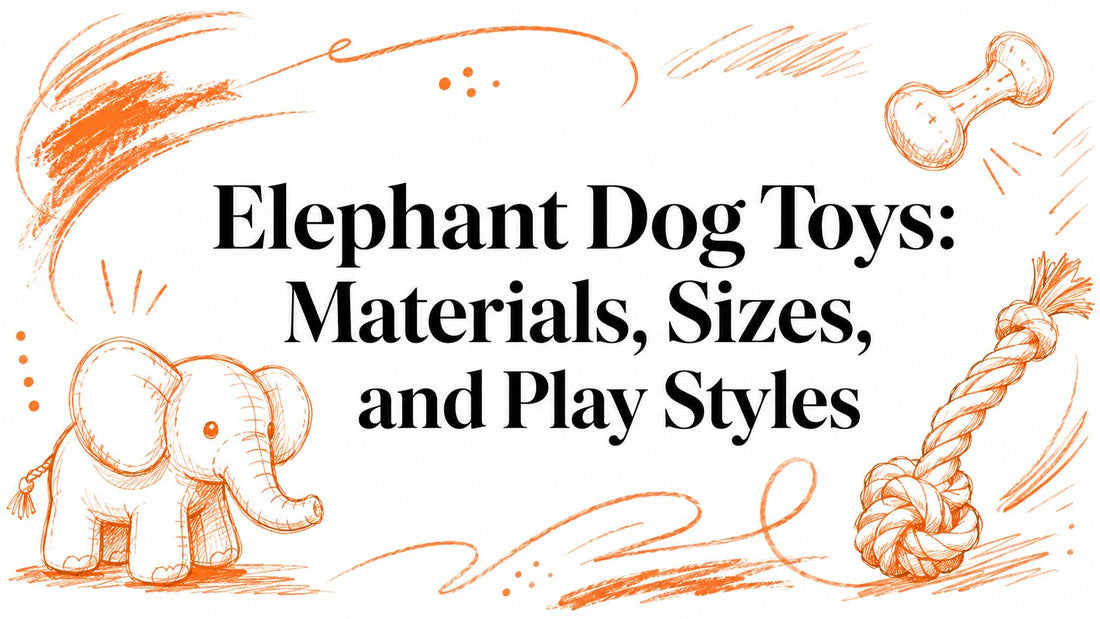 Elephant Dog Toys: Materials, Sizes, and Play Styles
