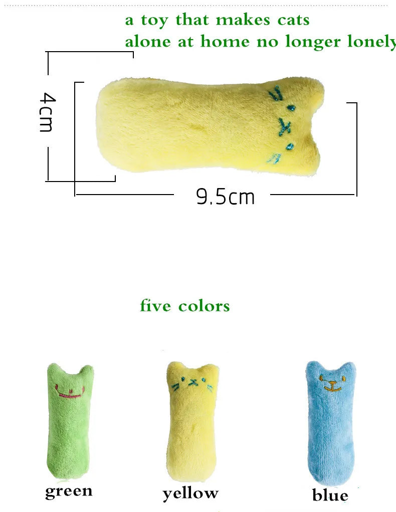Catnip Plush Kick Toy for Cats - product detail view