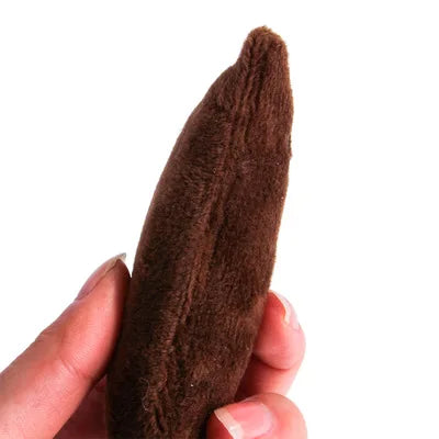 Catnip Plush Kick Toy for Cats - close-up of plush fabric