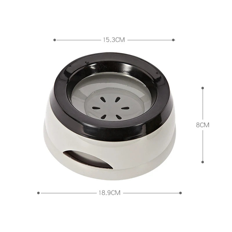 Floating No-Spill Pet Water Bowl - product detail view
