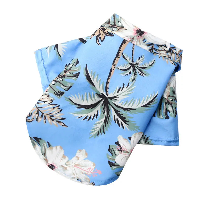 Hawaiian Print Dog Shirt - product detail view