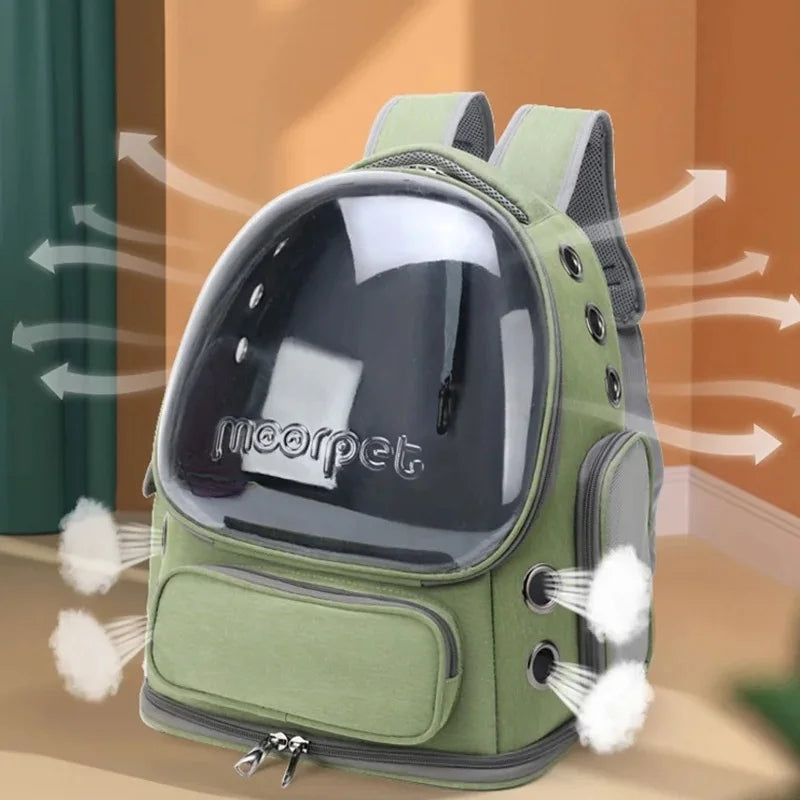 Transparent Travel Backpack Carrier - product detail view