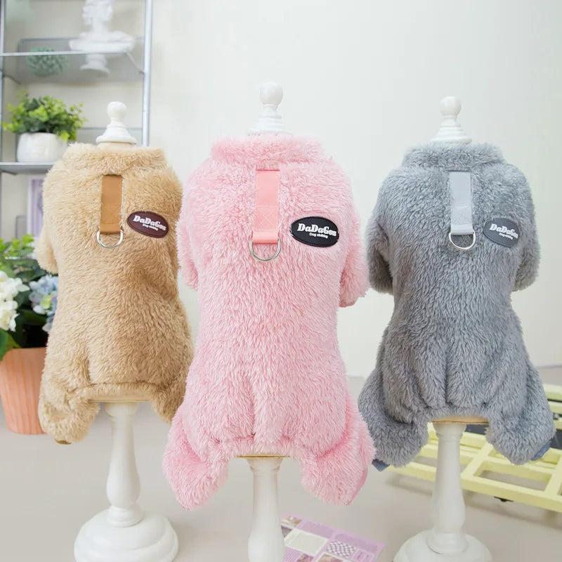 Fleece Winter Sweater for Small Dogs - product detail view