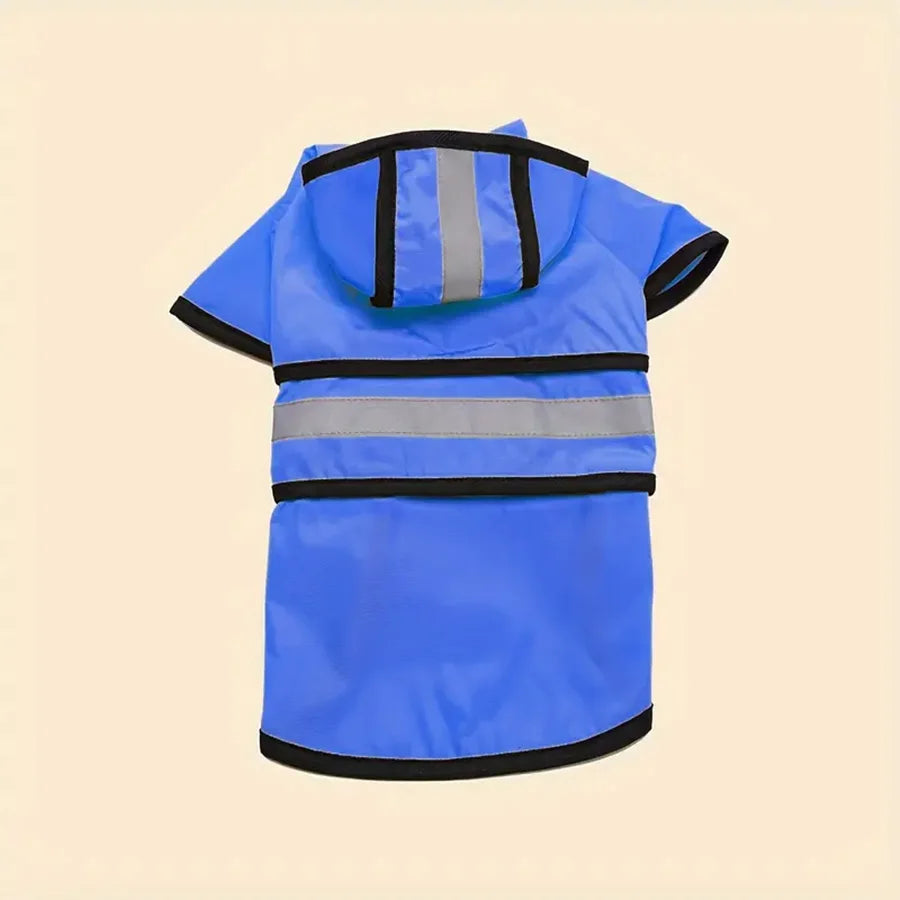 Adjustable Waterproof & Windproof Dog Raincoat - product detail view