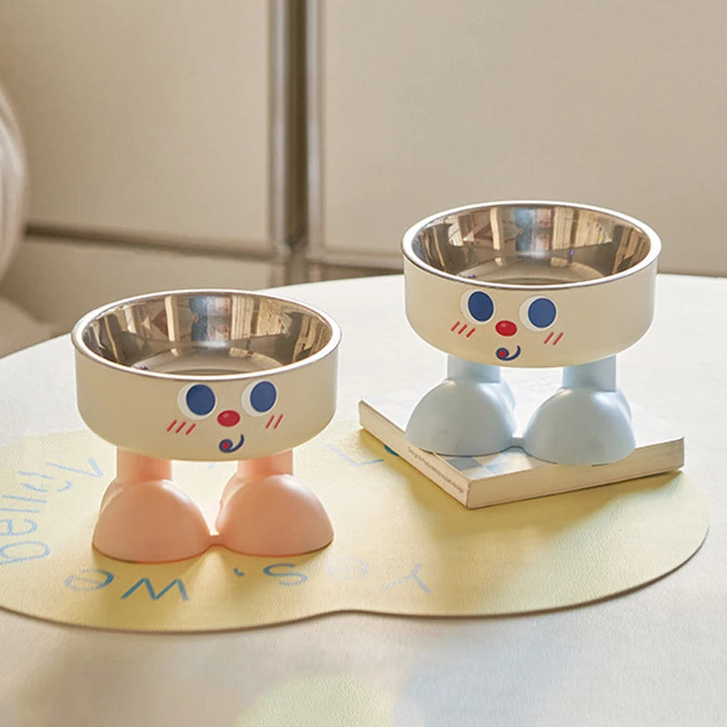 Elevated Stainless Steel Pet Bowl - product detail view