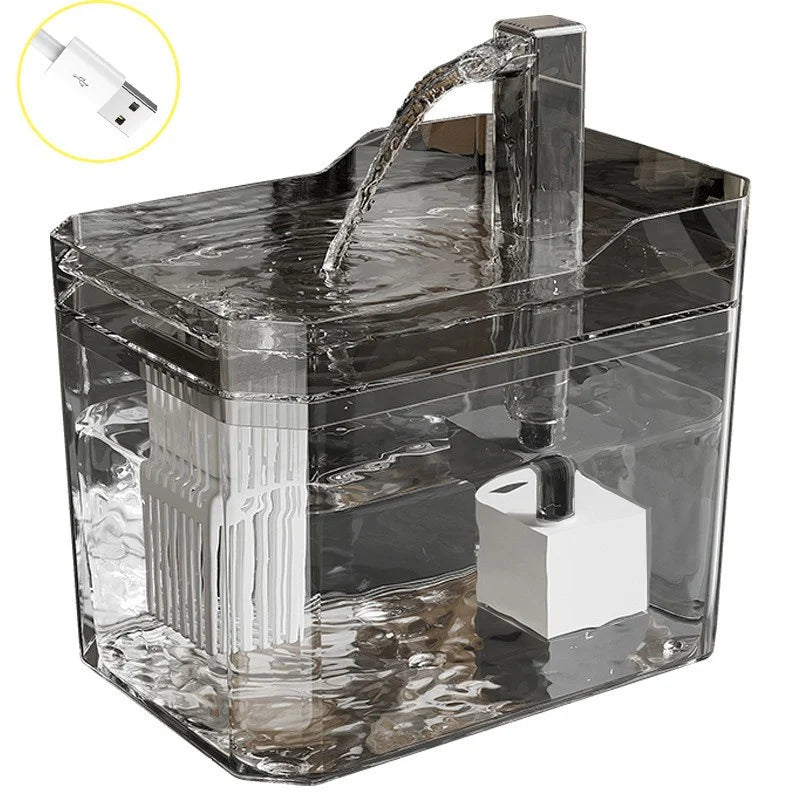 Cat Water Fountain – Filtered Circulating Pet Dispenser