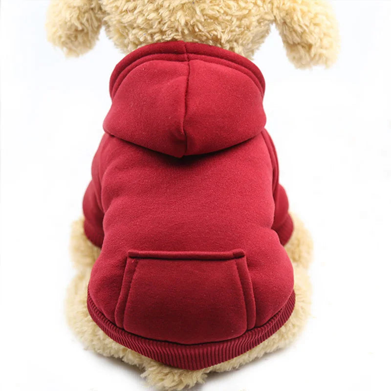 Cotton Hoodie & Overalls Set for Dogs - product detail view