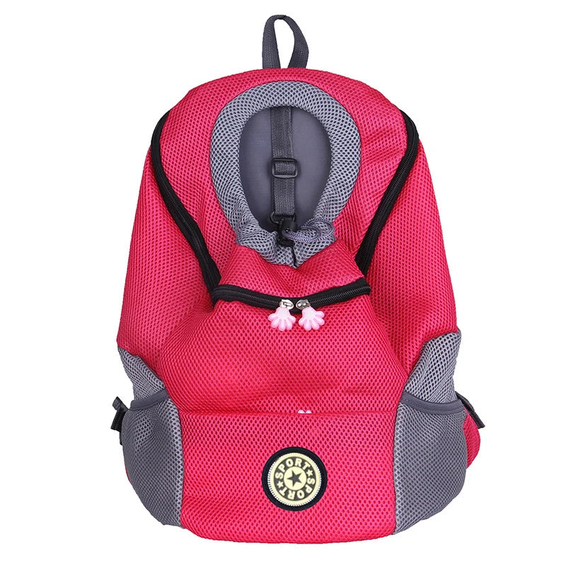 Front-Folded Travel Backpack for Small Dogs & Cats