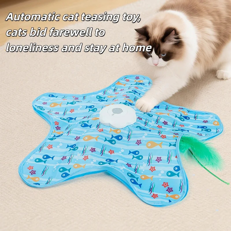 Interactive Hunting Carpet Cat Toy - close-up of hiding hood