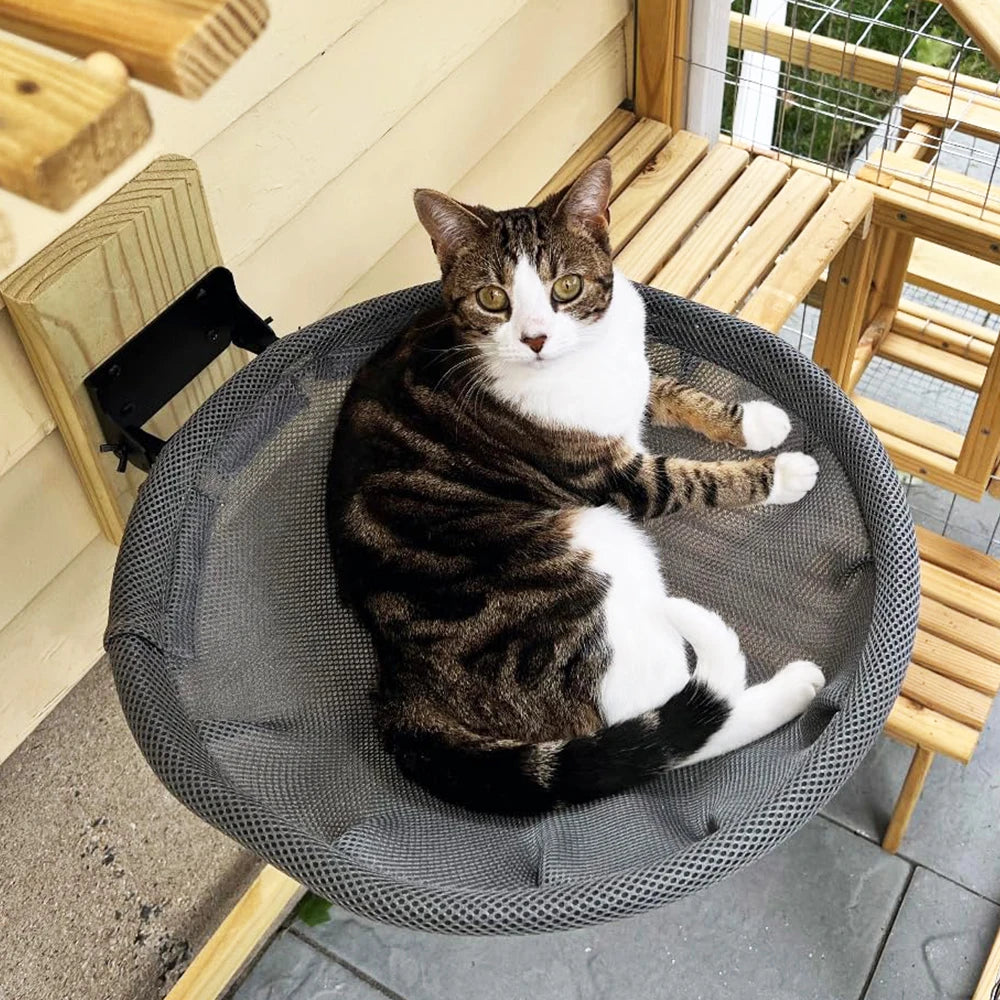 Wall-Mounted Cat Hammock - product detail view
