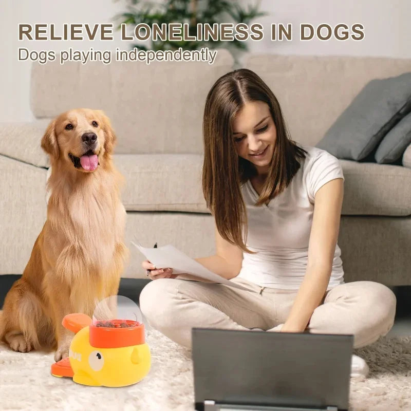 Duck Slow Feeder – Anti-Gulping Treat Dispenser for Dogs