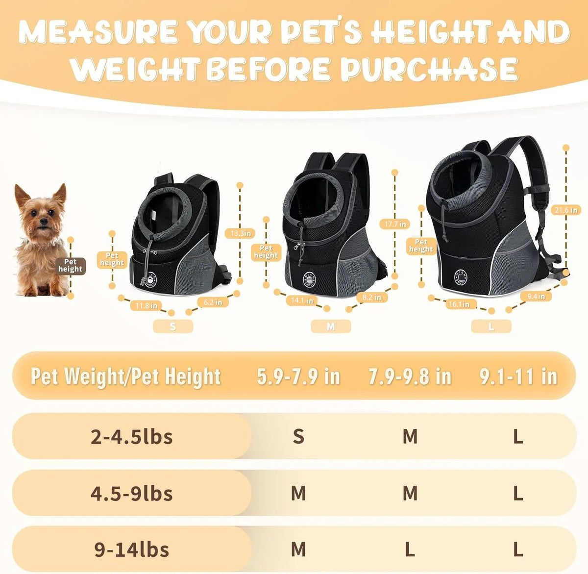 Front-Folded Travel Backpack - product detail view