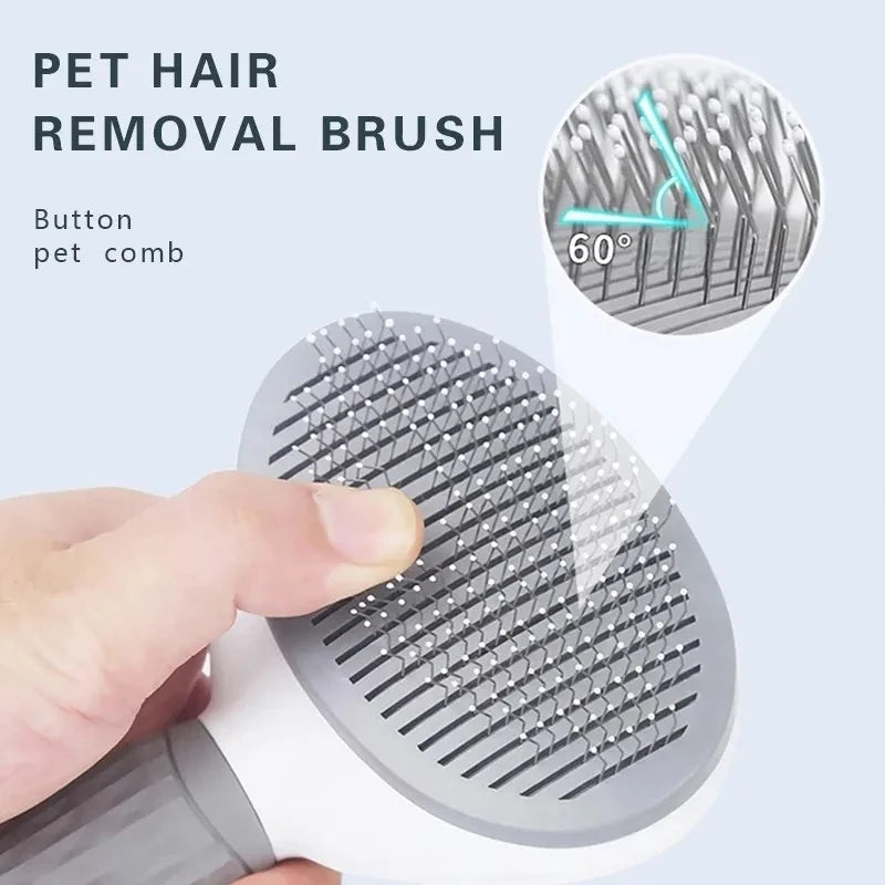 Self-Cleaning Deshedding Brush - product detail view