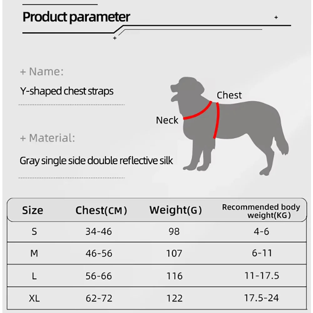 Reflective No-Pull Vest Harness - product detail view