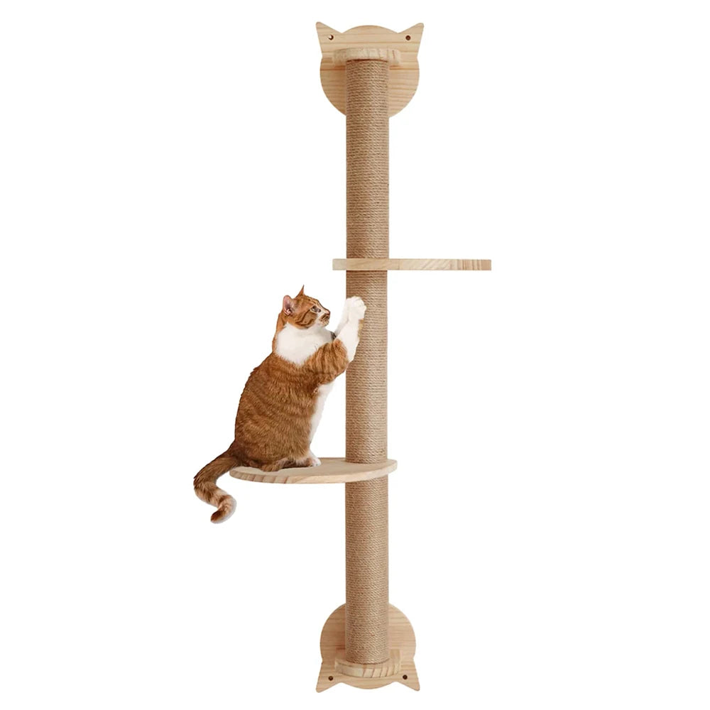 Wall-Mounted Cat Scratching Post - product detail view