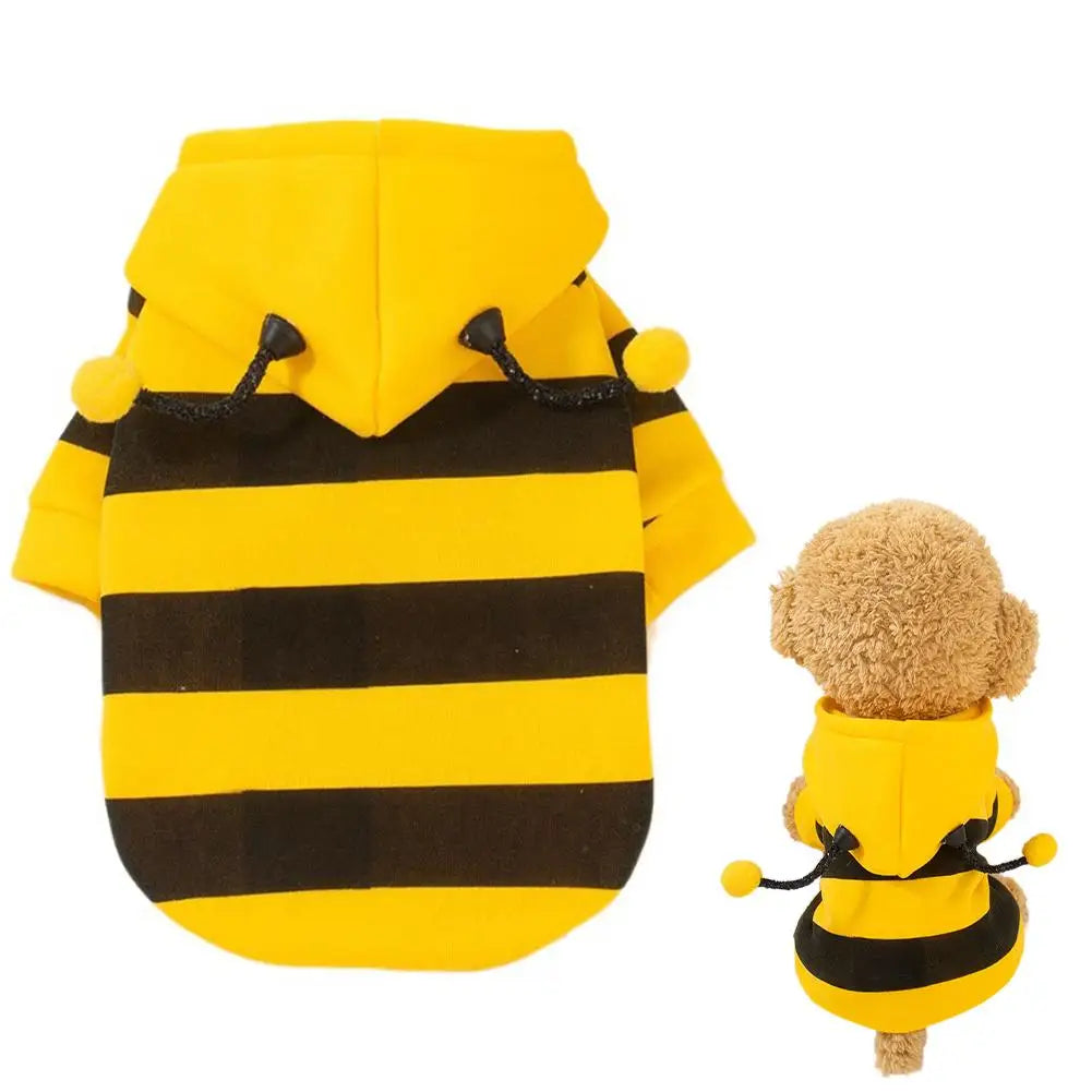 Bee Costume Hoodie for Pets - product detail view