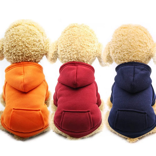 Cotton Hoodie & Overalls Set for Dogs - main product photo