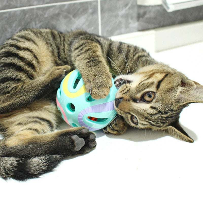 Bell Ball Cat Toy - close-up of jingling bell