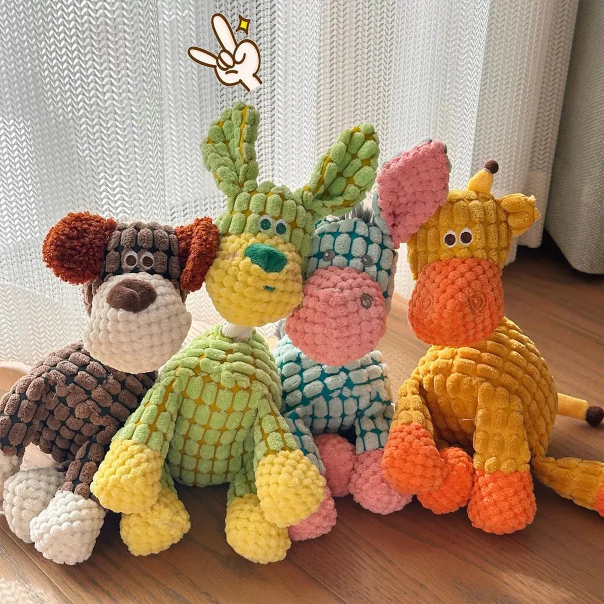Squeaky Donkey Plush Toy for Dogs - main product photo