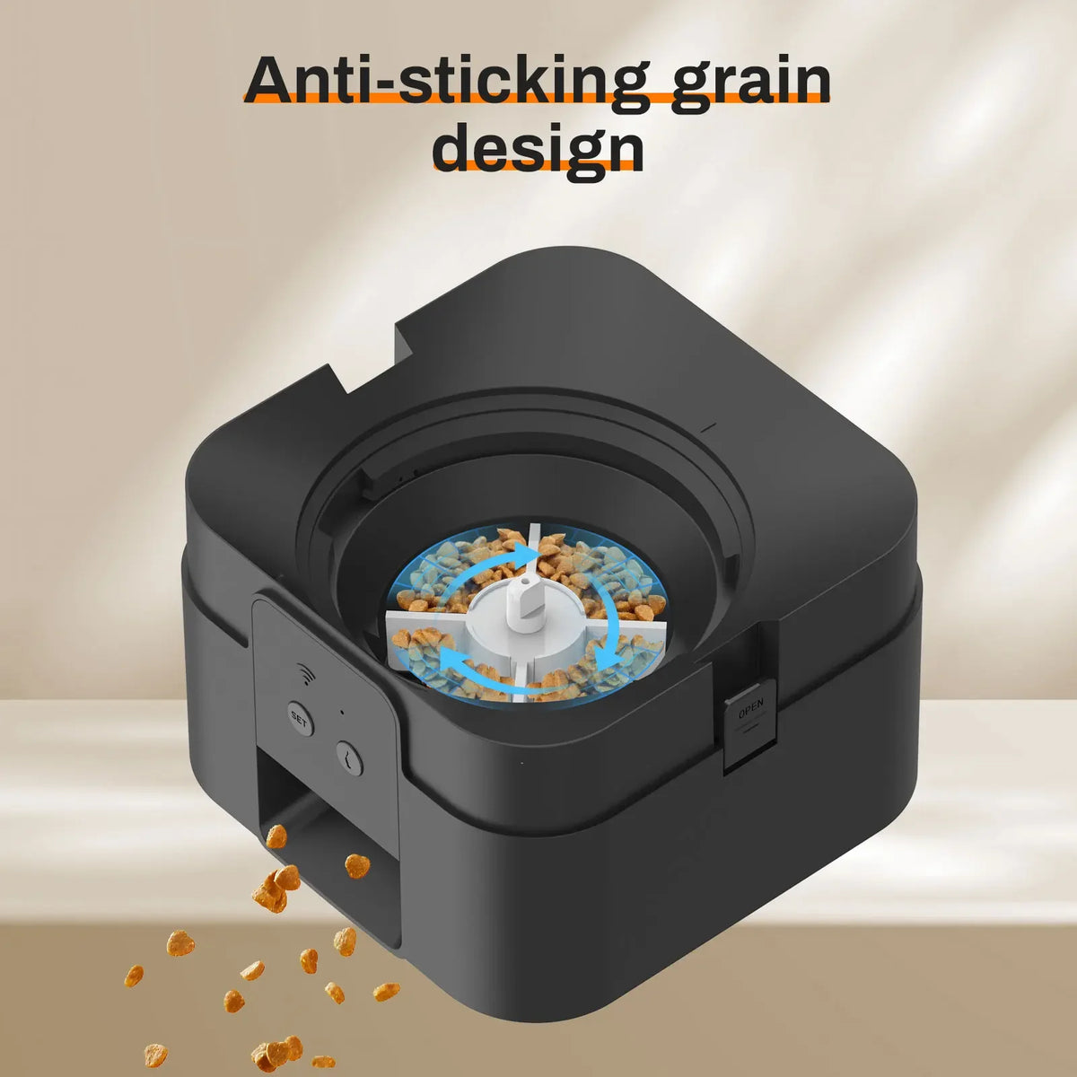 Smart Automatic Pet Feeder – Timed Slow Feed Dispenser