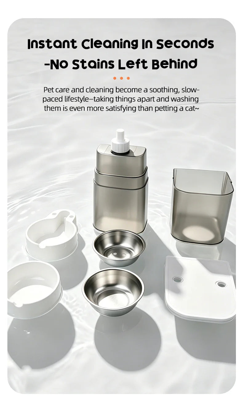 WiFi Automatic Pet Feeder with Camera – Smart Food & Water Dispenser