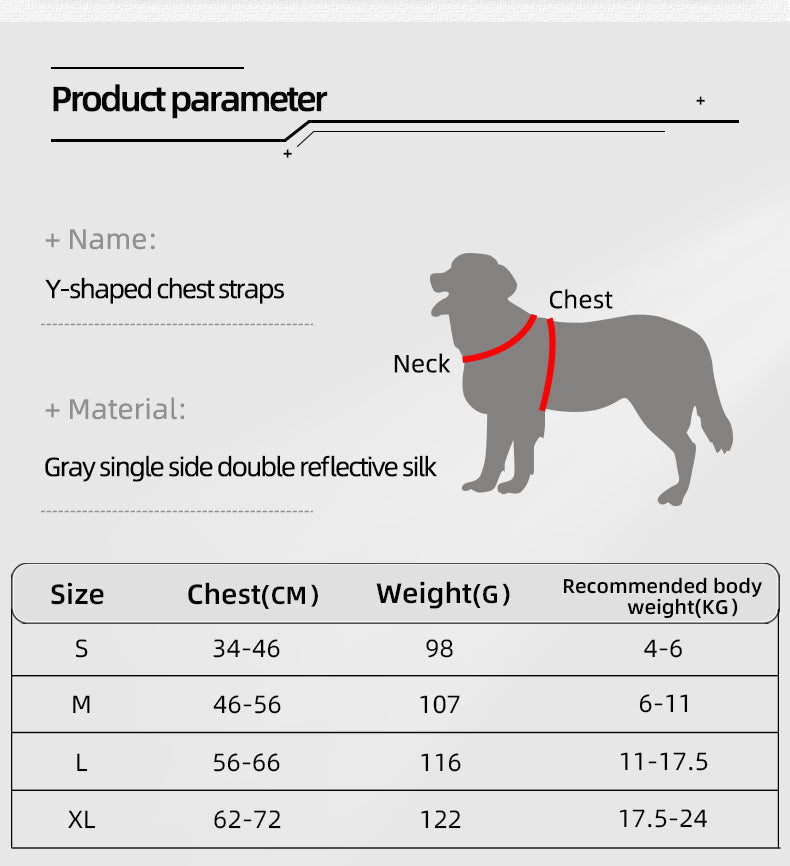 Reflective No-Pull Vest Harness - product detail view
