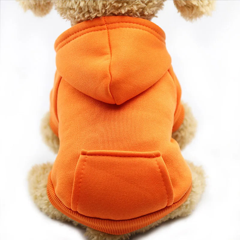 Cotton Hoodie & Overalls Set for Dogs - product detail view