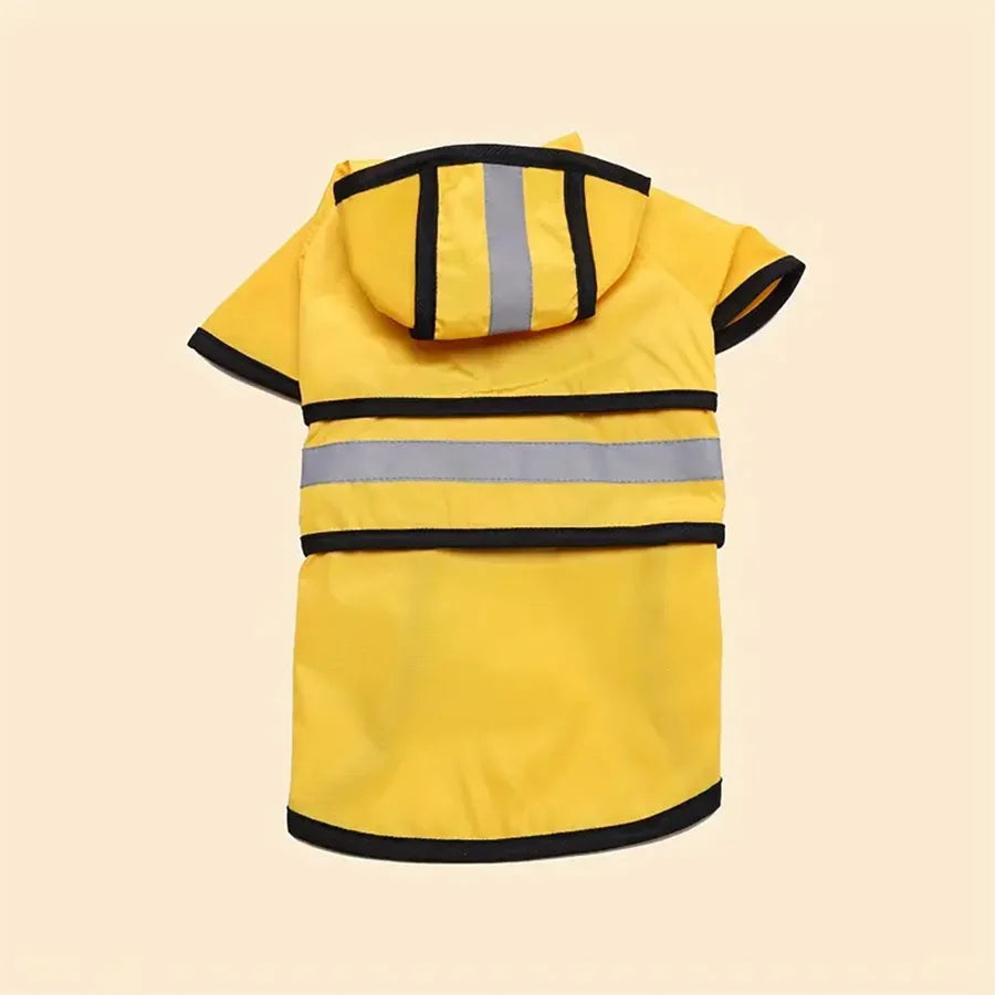 Adjustable Waterproof & Windproof Dog Raincoat - product detail view