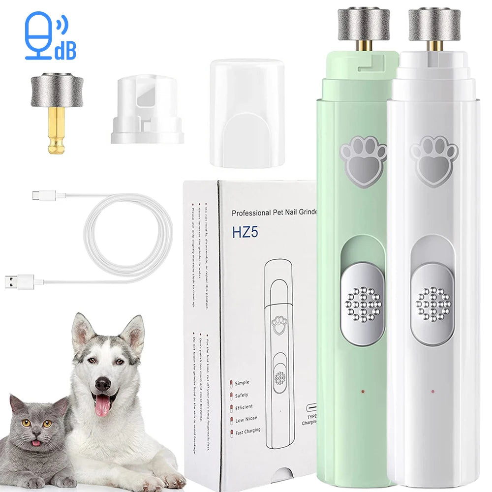 Electric Pet Nail Grinder with LED Light - main product photo