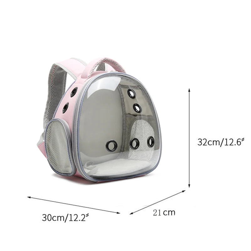 Breathable Small Animal Carrier Backpack - close-up of mesh ventilation panel