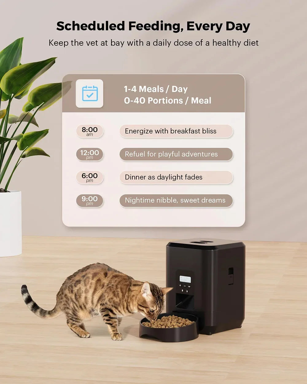 Smart Automatic Pet Feeder - product detail view