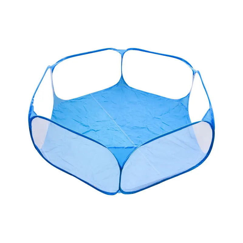 Foldable Transparent Pet Playpen – Portable Fence Tent