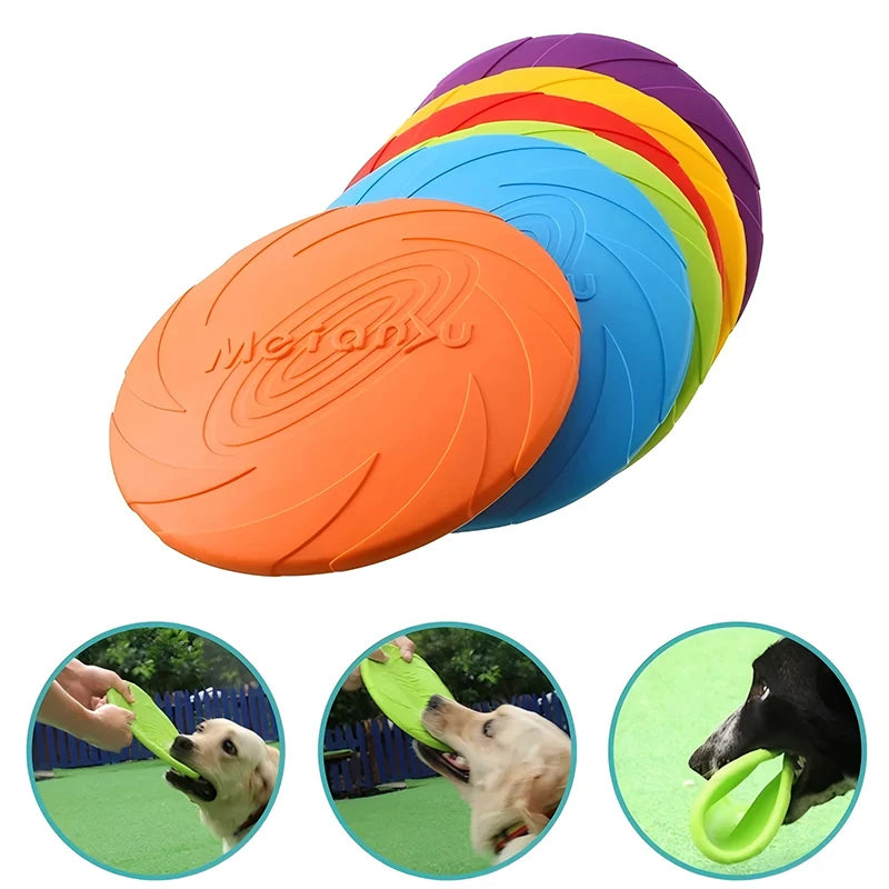 Silicone Flying Disc Dog Toy - main product photo