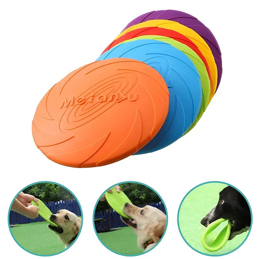 Silicone Flying Disc Dog Toy - main product photo