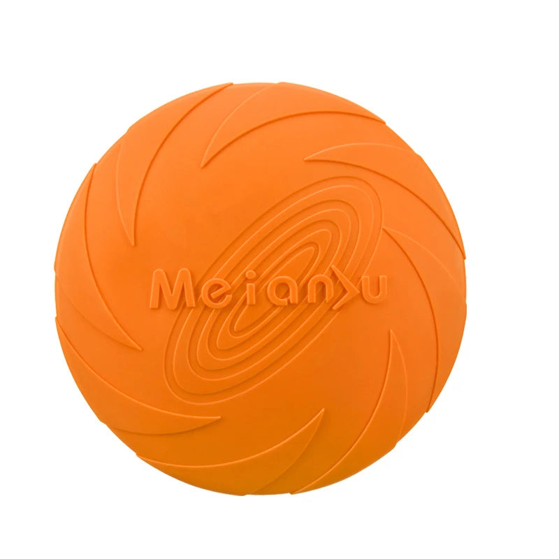 Silicone Flying Disc Dog Toy - product detail view
