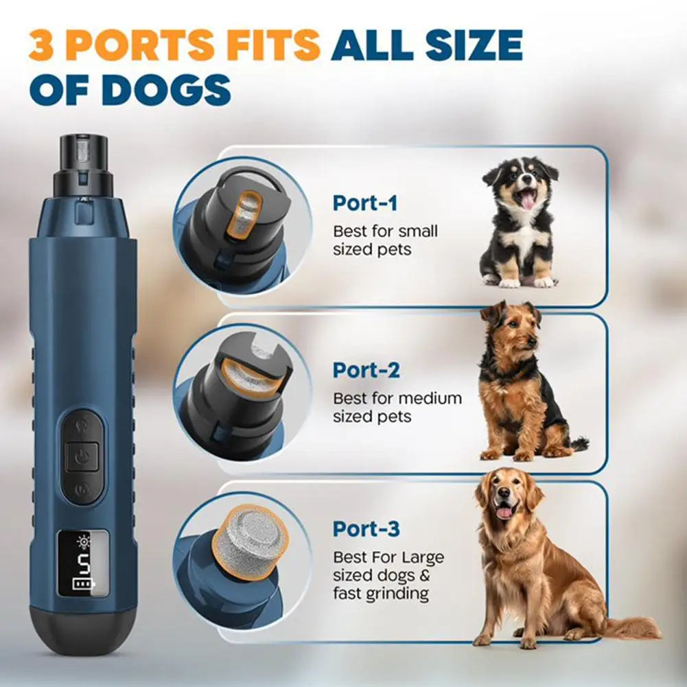 5-Speed Electric Nail Grinder for Dogs & Cats – Low Noise