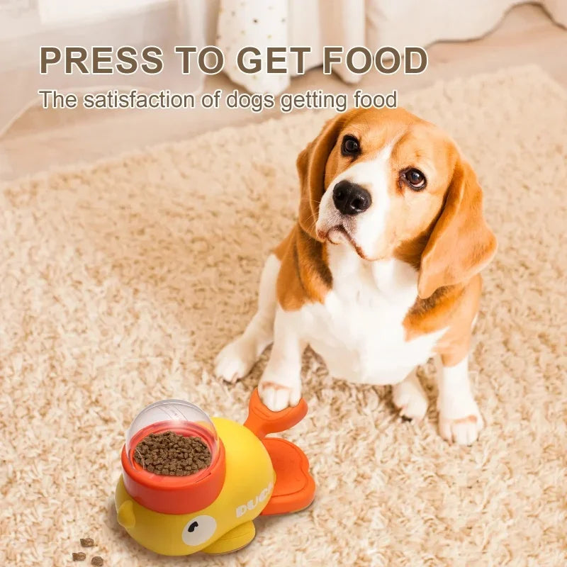 Duck Slow Feeder – Anti-Gulping Treat Dispenser for Dogs