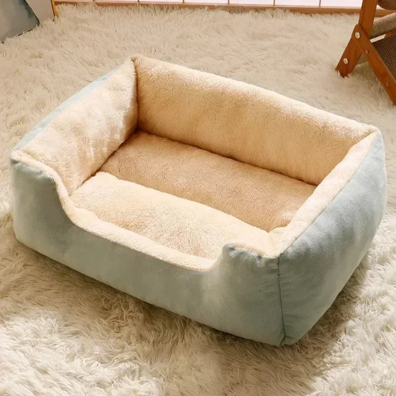 Cozy Round Pet Bed for Cats & Small Dogs