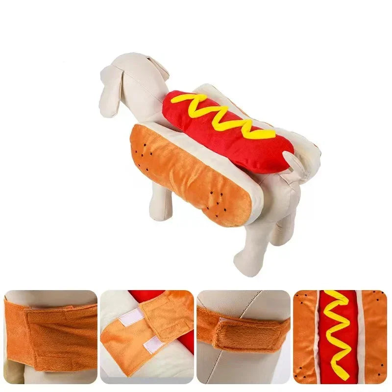 Hotdog Costume for Dogs & Cats - product detail view