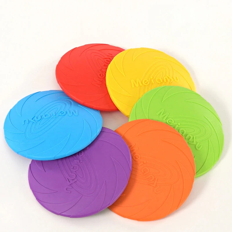 Silicone Flying Disc Dog Toy - product detail view