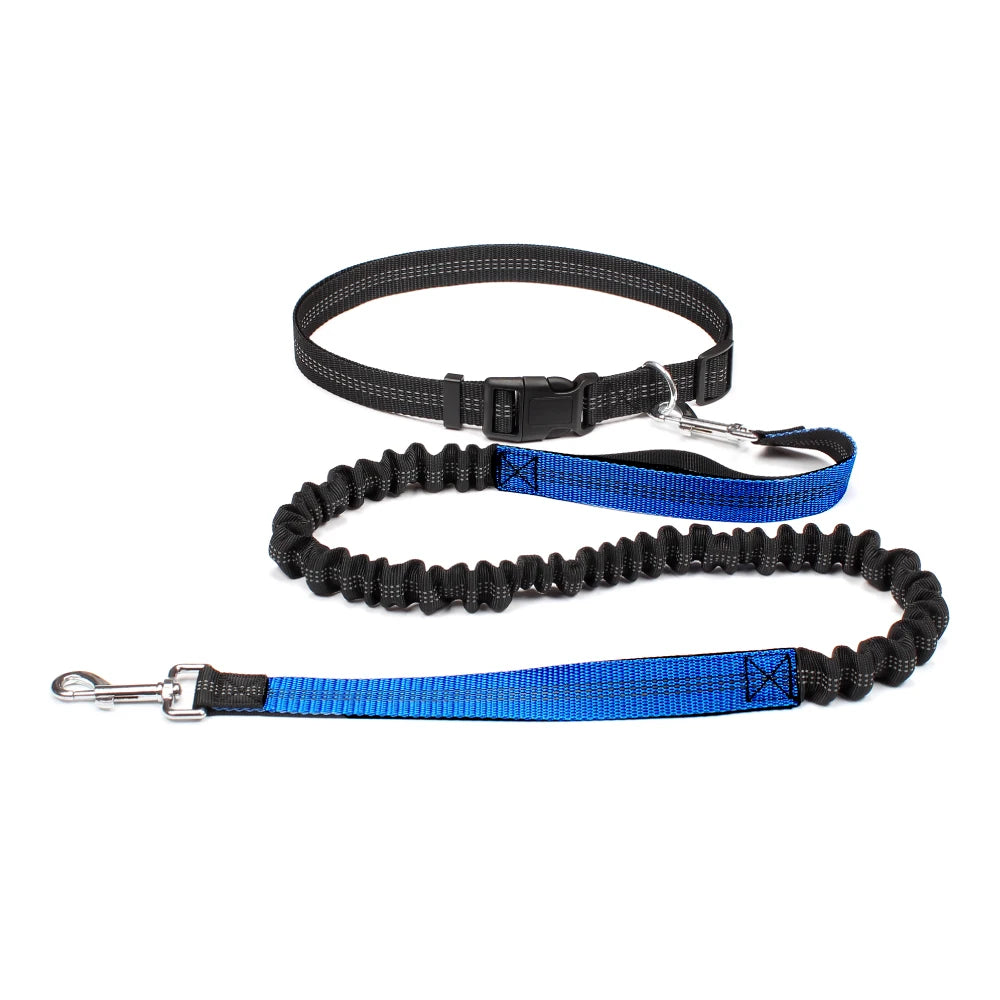 Hands-Free Running Leash with Waist Belt - product detail view