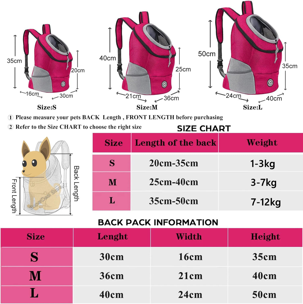 Reflective Front Pack Pet Carrier - close-up of reflective safety strips