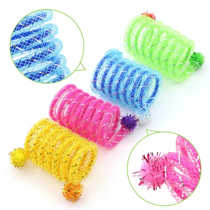 Elastic Spring Cat Toy - cat batting spring toy