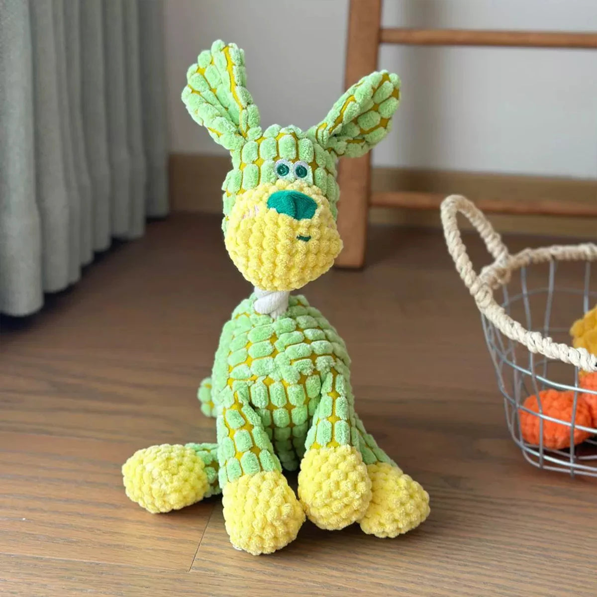 Squeaky Donkey Plush Toy for Dogs – Soft Chew Toy