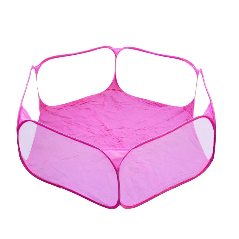 Foldable Transparent Pet Playpen – Portable Fence Tent