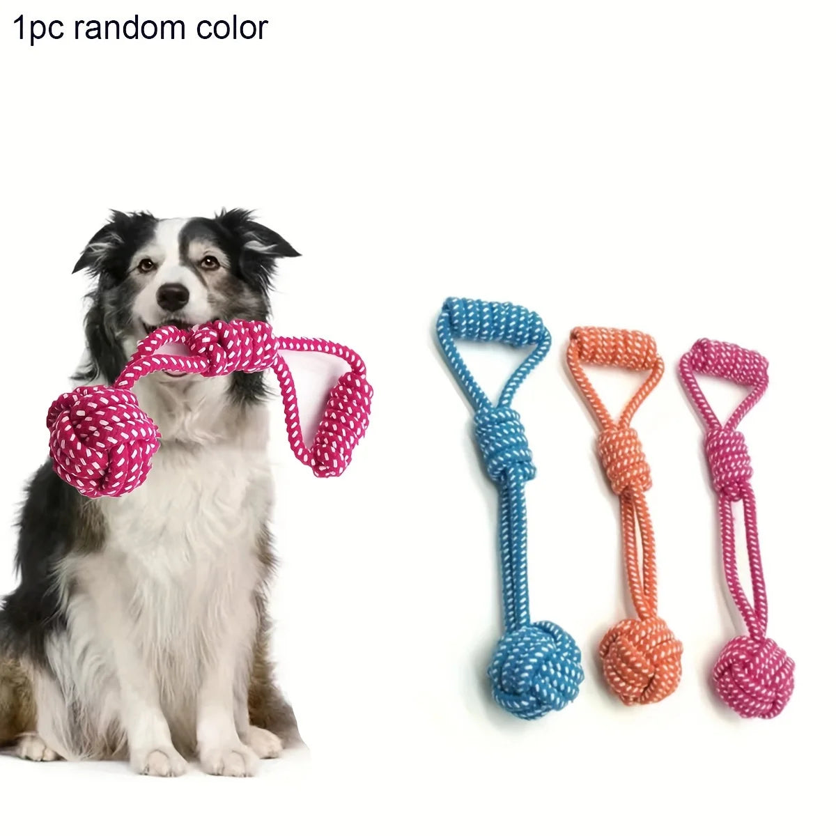 Rope & Ball Tug Toy for Dogs - main product photo