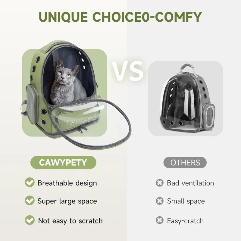 Transparent Travel Backpack Carrier - product detail view