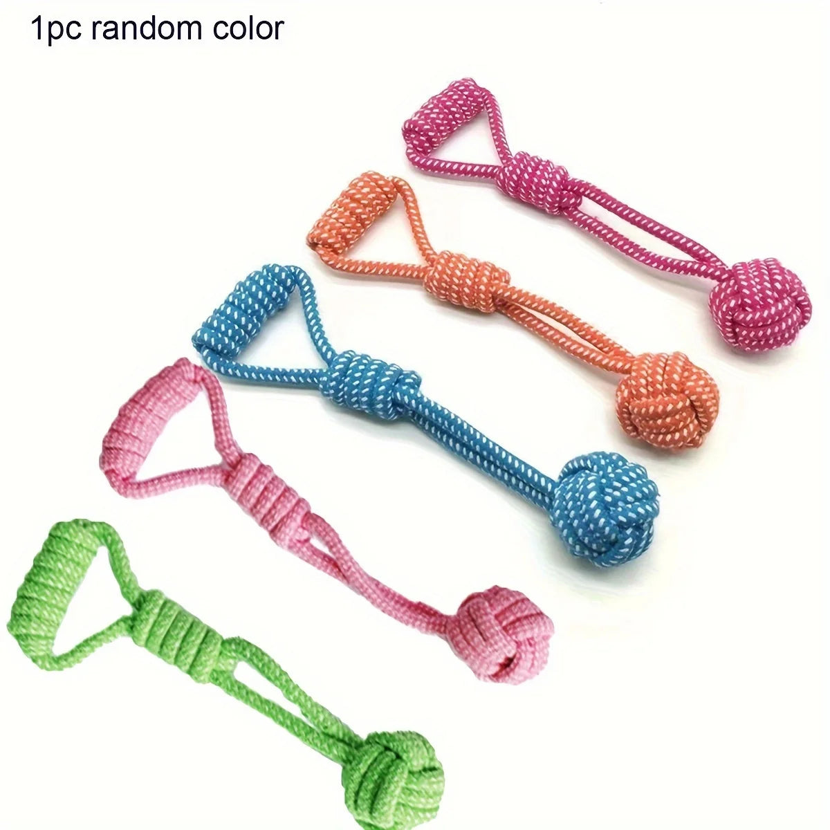 Rope & Ball Tug Toy for Dogs - product detail view